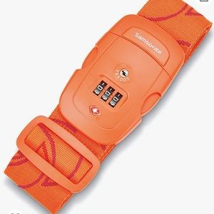 NEW! Samsonite 3-Dial Combo TSA Accepted Luggage Straps (2)